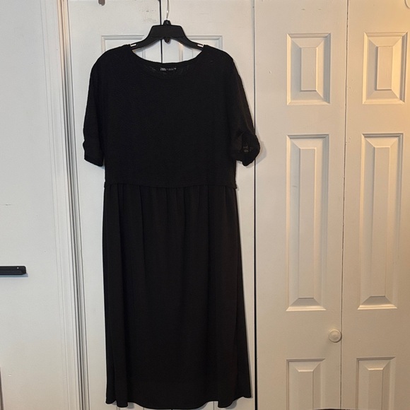 Zara Dresses & Skirts - Zara Elegant Black Layered Dress-NWOT